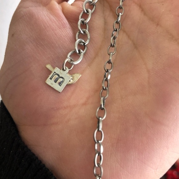 JS Silver Tone Necklace - Picture 2 of 2